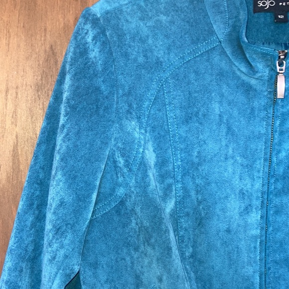 Vintage 90s  jacket lined hidden shoulder pads - Picture 8 of 17